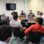 Diretores do Sindojus e coordenadores regionais realizam mobilização no TJCE