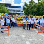 Oficiais de Justiça realizam protesto pela atualização da Indenização de Transporte (IT)