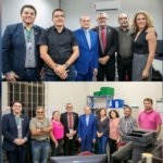 Presidente do TJCE visita Sala dos Oficiais de Justiça das comarcas de Crato e Juazeiro do Norte