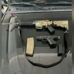 Oficial de Justiça encontra fuzil, pistola e munições em caminhonete durante apreensão de veículo