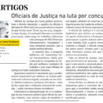 Luta por concurso público: Artigo de autoria do presidente do Sindojus é publicado no jornal O Povo